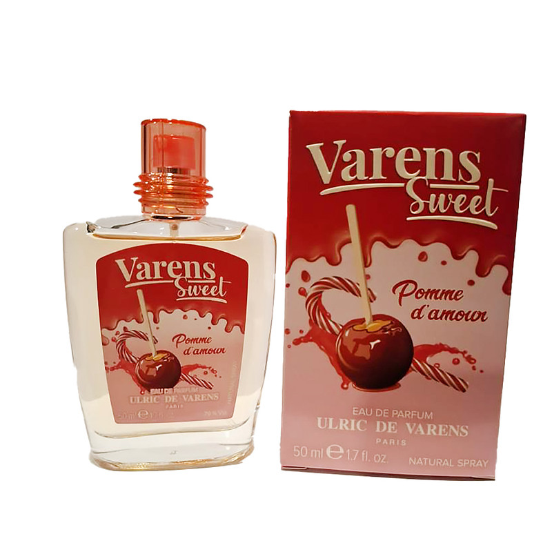 ادوپرفیوم اولریک دو وارن مدل pomme d amour با رایحه شیرین حجم 50 میلی لیتر