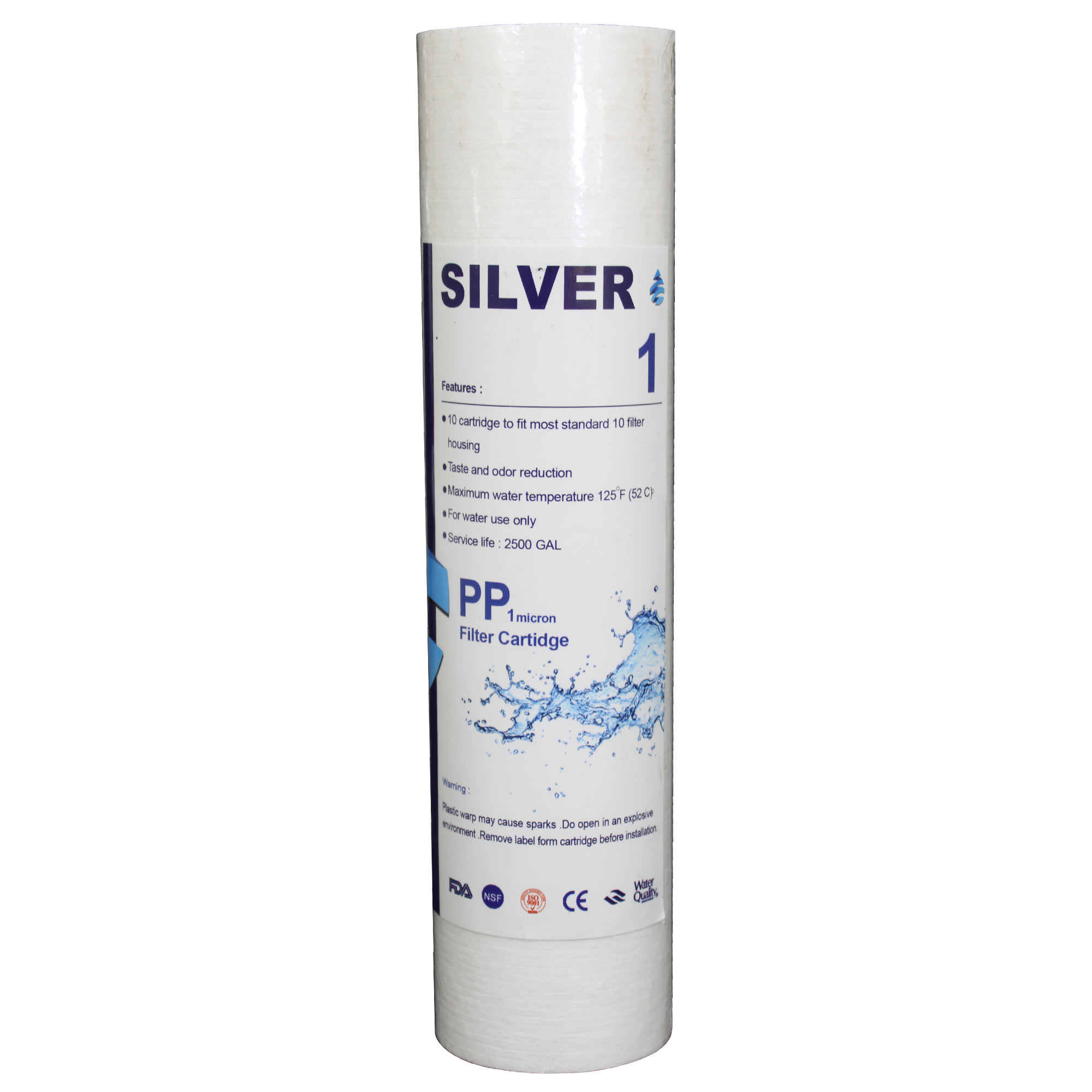 فیلتر دستگاه تصفیه کننذه آب سیلور مدل PP1Micron