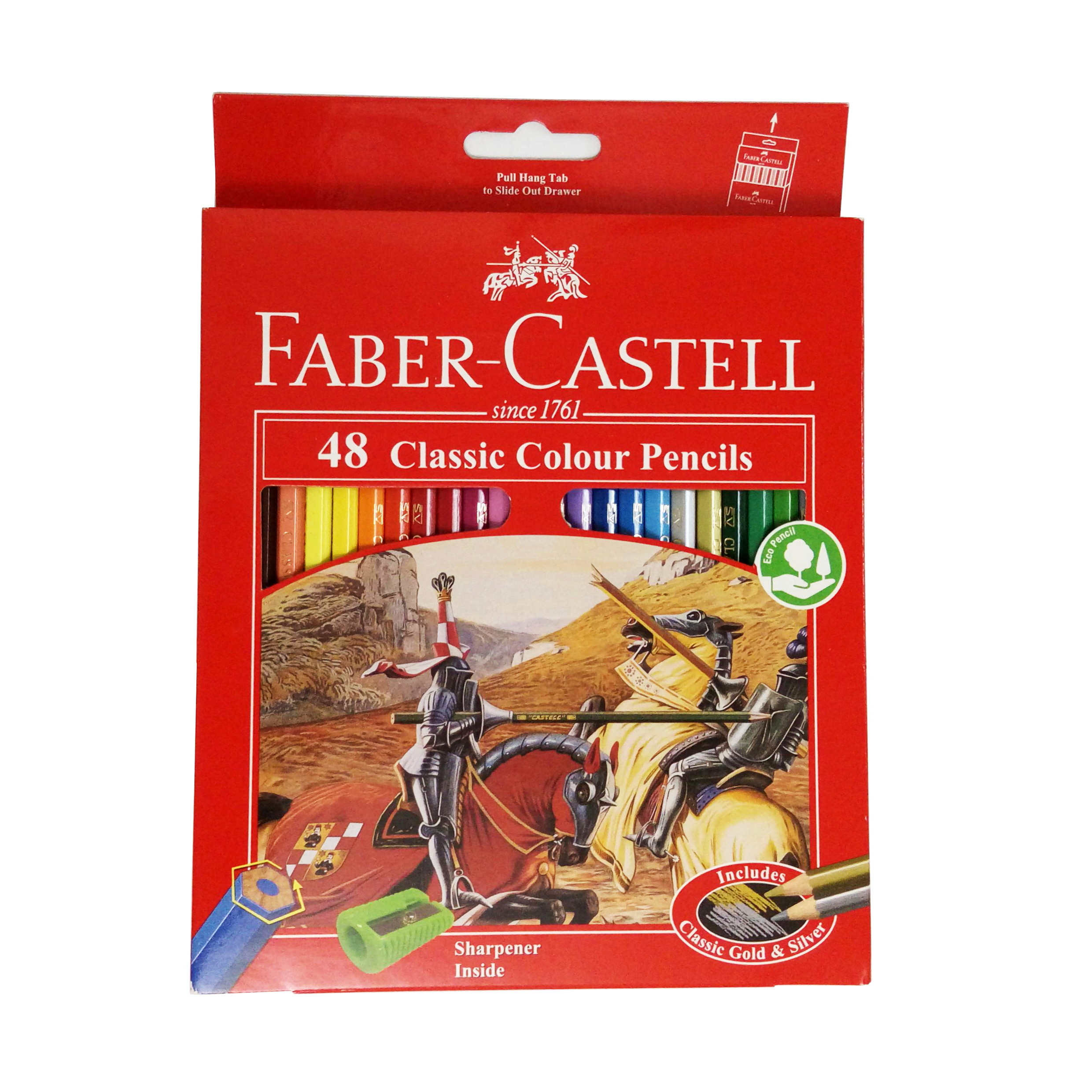 مداد رنگی مدل Classic به همراه تراش