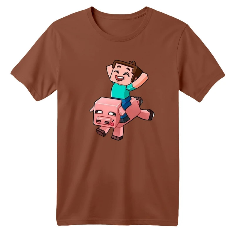 تی شرت آستین کوتاه بچگانه مدل ماینکرفت کد 1