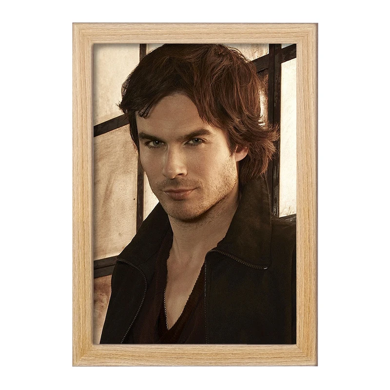 تابلو خندالو مدل دیمون سالواتوره خاطرات یک خون آشام  The Vampire Diaries  کد 23683