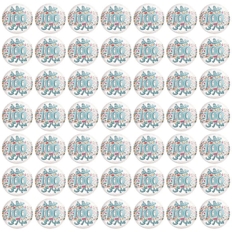 پیکسل خندالو مدل جشن عدد 100 کد 8932 مجموعه 49 عددی