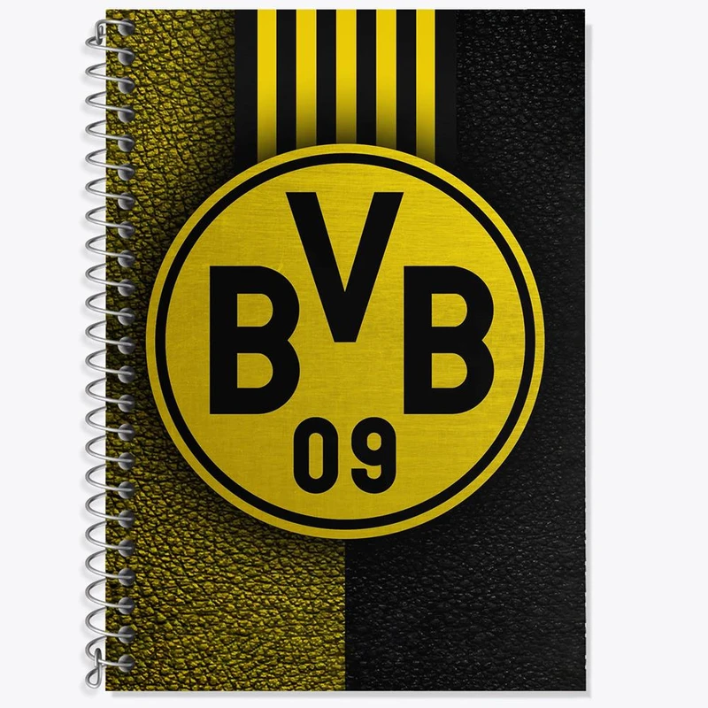 دفتر زبان 50 برگ خندالو مدل سه خط طرح باشگاه دورتموند کد 27434