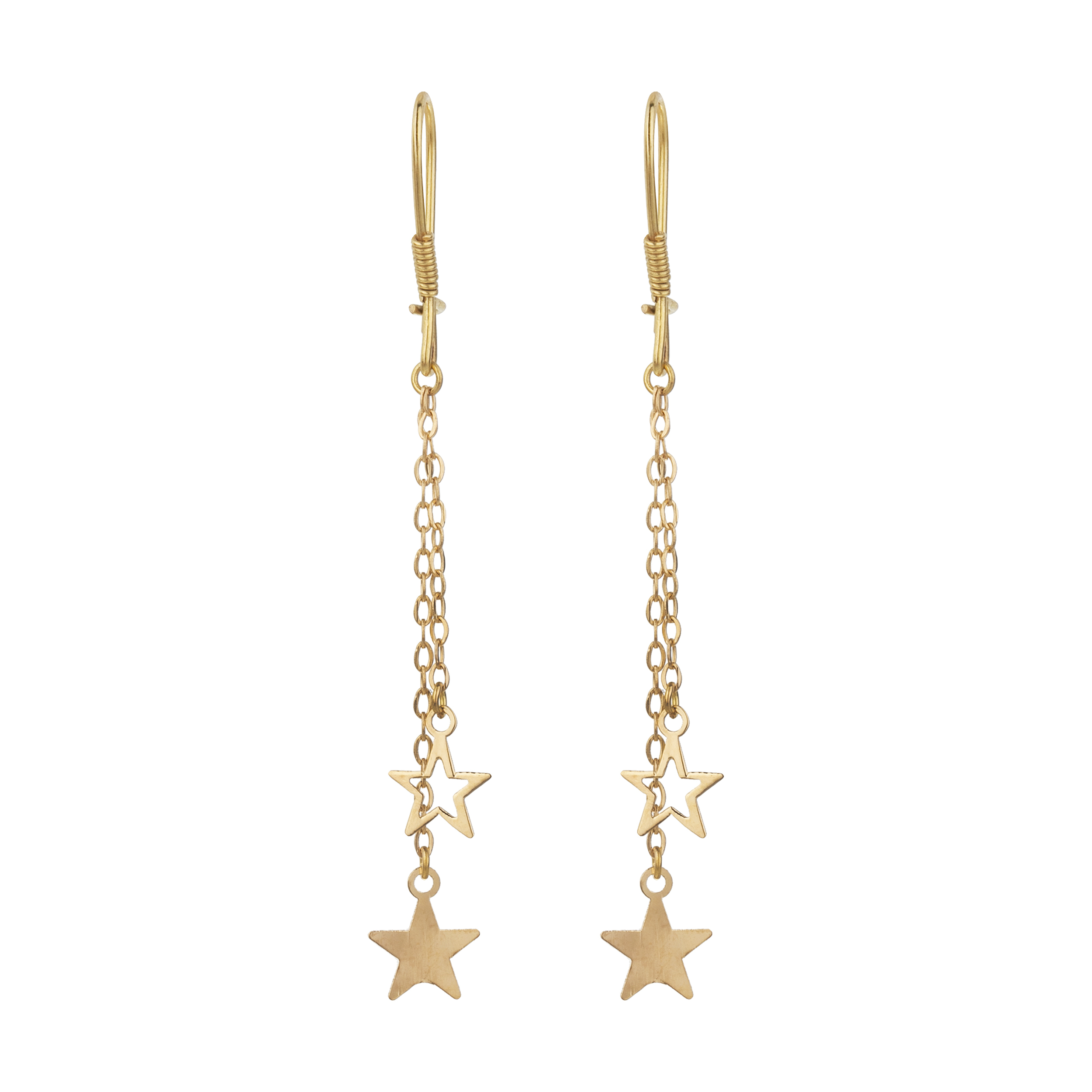 گوشواره طلا 18 عیار زنانه میو گلد مدل GD1069