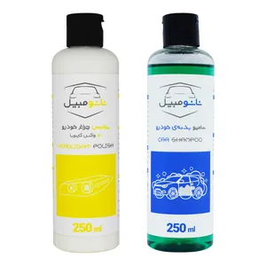 پولیش چراغ خودرو نانومبیل مدل nmp-04 حجم 250 میلی لیتر مجموعه 2 عددی