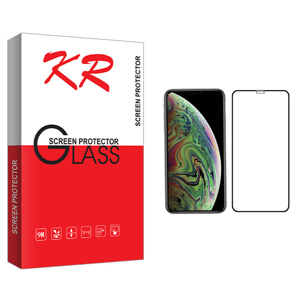 محافظ صفحه نمایش کی آر مدل +HD مناسب برای گوشی موبایل اپل iPhone XS