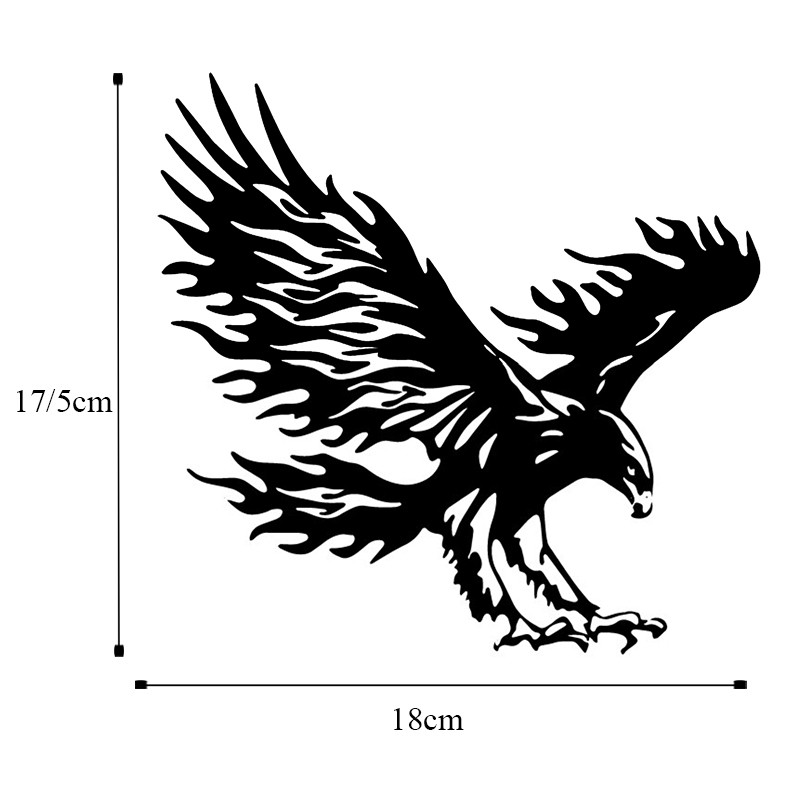 برچسب بدنه خودرو طرح عقاب کد b234