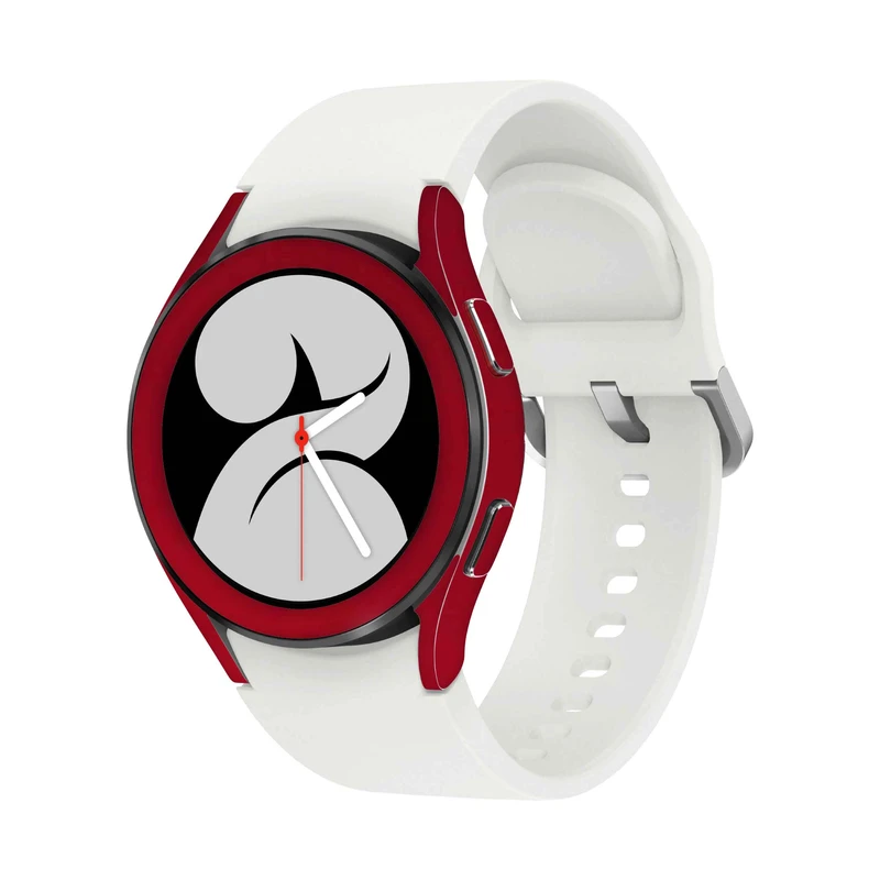  برچسب ماهوت طرح Matte-Warm-Red مناسب برای ساعت هوشمند سامسونگ Watch4 40mm