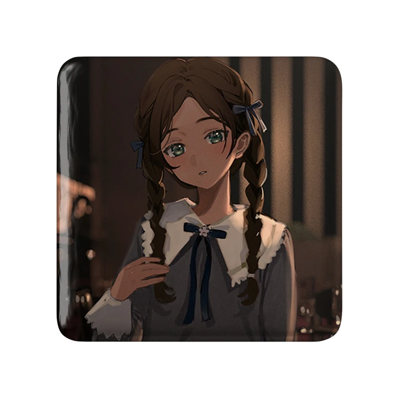 مگنت خندالو طرح ناگاسه انیمه واندر اگ پرایورتی مدل مربعی کد 34038