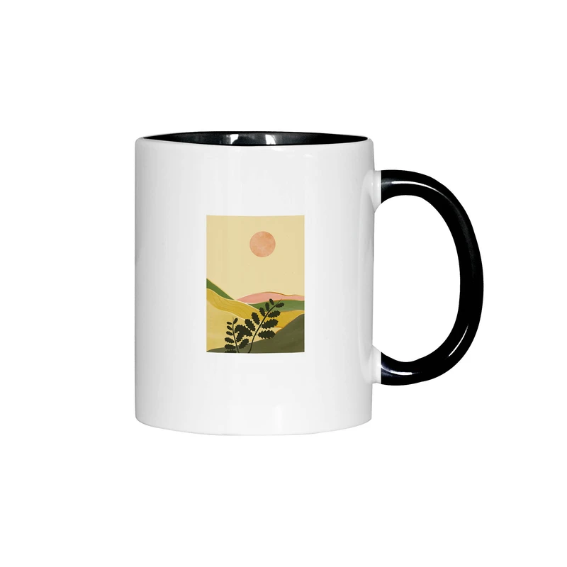 ماگ ژالینو طرح منظره طبیعت مینیمال کد 001