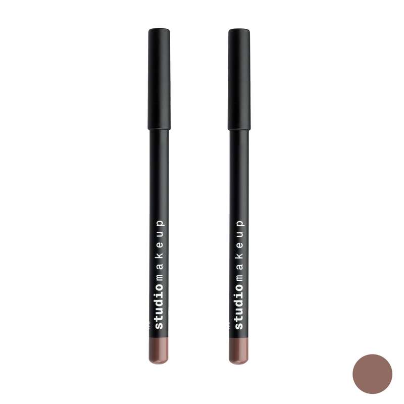 مداد لب استودیو میکاپ مدل SLL شماره 02 مجموعه 2 عددی