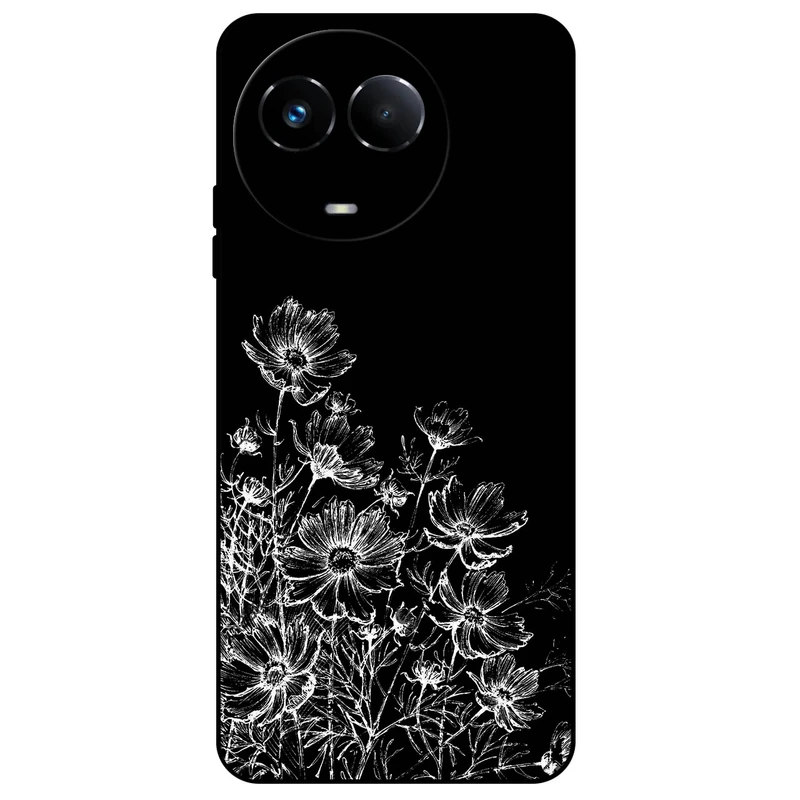 کاور مگافون طرح گل مدل 7274 مناسب برای گوشی موبایل ریلمی 11 5G / 11X   