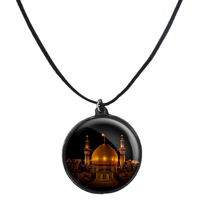 گردنبند پرمانه طرح حرم امام حسین کد pmb.56