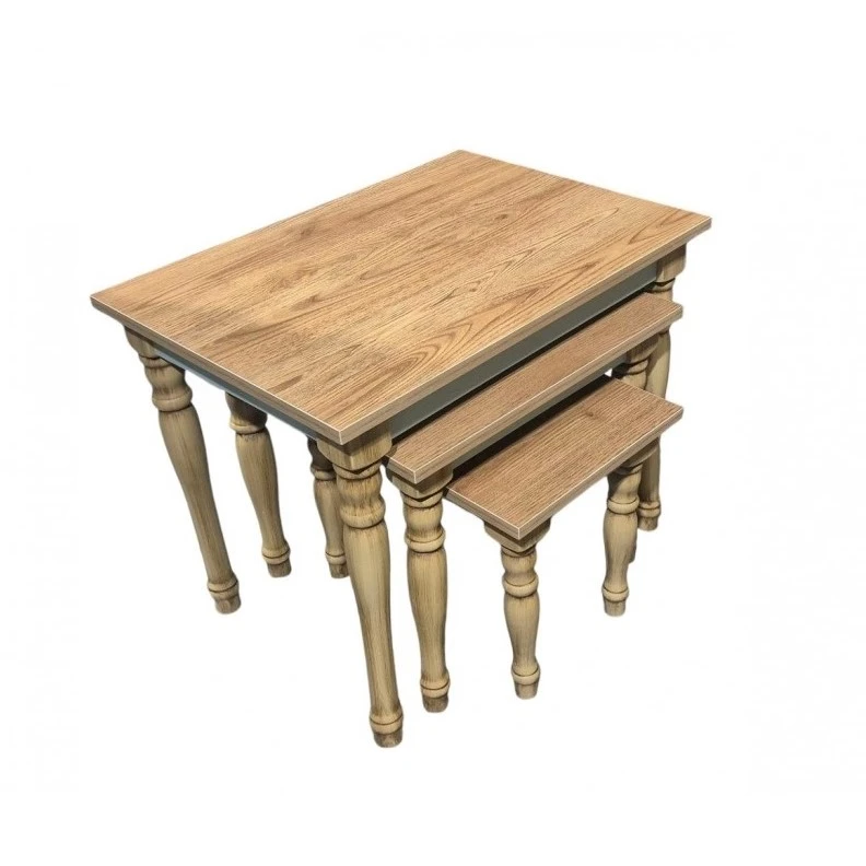 میزعسلی مستطیلی مدل رامونا مجموعه سه عددی