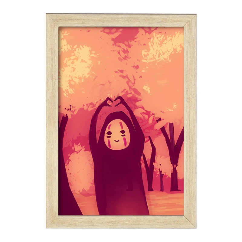 تابلو خندالو مدل انیمه شهر اشباح (Spirited Away) کد F1668