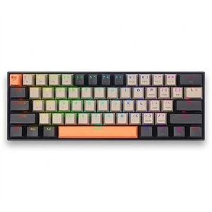 کیبورد گیمینگ ردراگون مدل dragonic elite k530 pro، سوییچ مکانیکال قرمز، tenkeyless، نورپردازی rgb