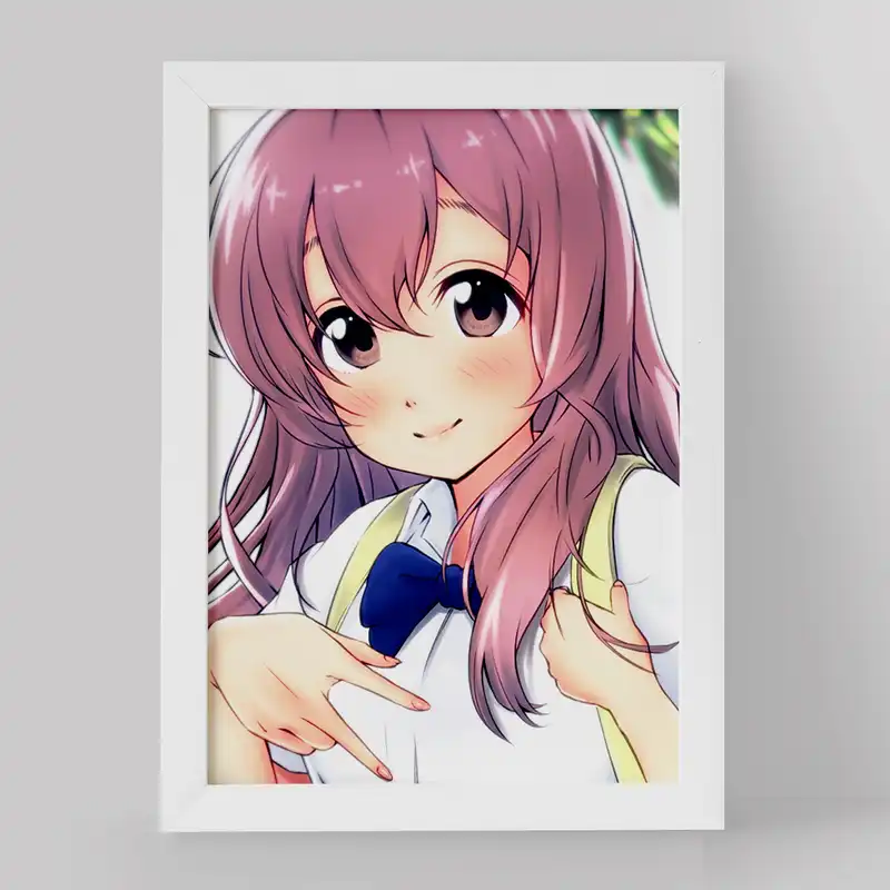 تابلو خندالو مدل شوکو نیشیمیا انیمه سایلنت ویس کد 15816