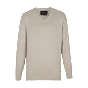 پلیور مردانه ال سی من مدل 09315822-Cream