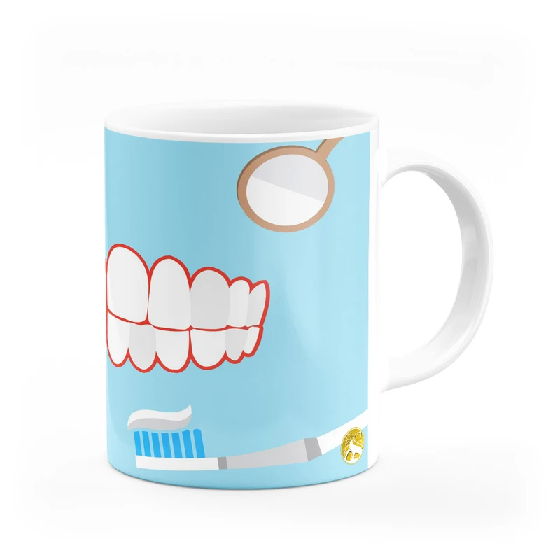 ماگ هومرو طرح دندانپزشک مدل MG9808