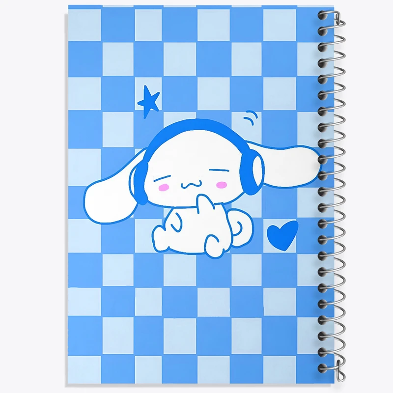 دفتر مشق 50 برگ خندالو طرح سینامونرول هلو کیتی کد N4688