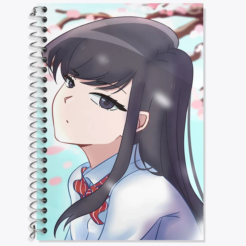 دفتر لغت 50 برگ خندالو مدل انیمه کومی سان کد 16119