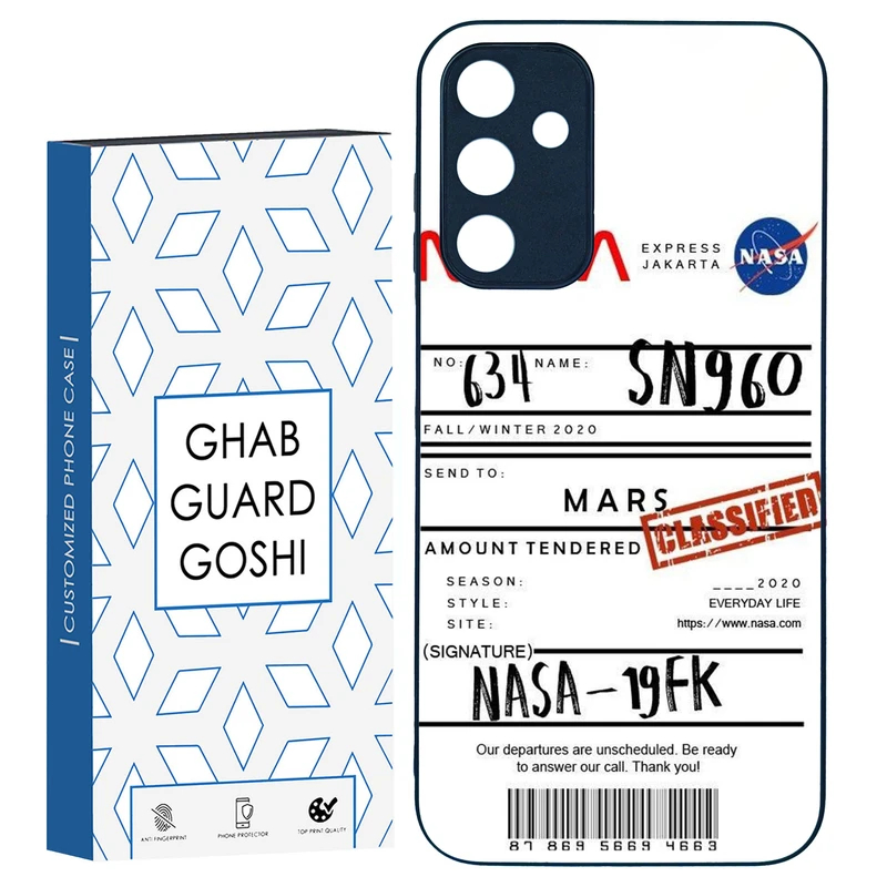 کاور قاب گارد گوشی طرح ناسا کد TPU-192 مناسب برای گوشی موبایل سامسونگ Galaxy A15