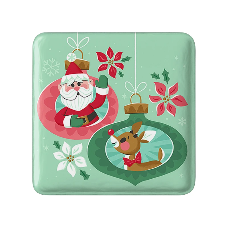 مگنت خندالو طرح کریسمس Christmas  مدل مربعی کد 22158