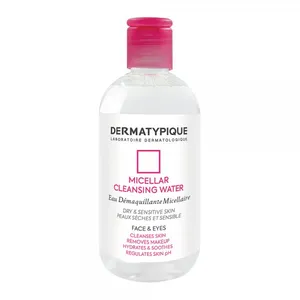 محلول پاک کننده آرایش صورت درماتیپیک مدل Hydrates & soothes حجم 250 میلی لیتر