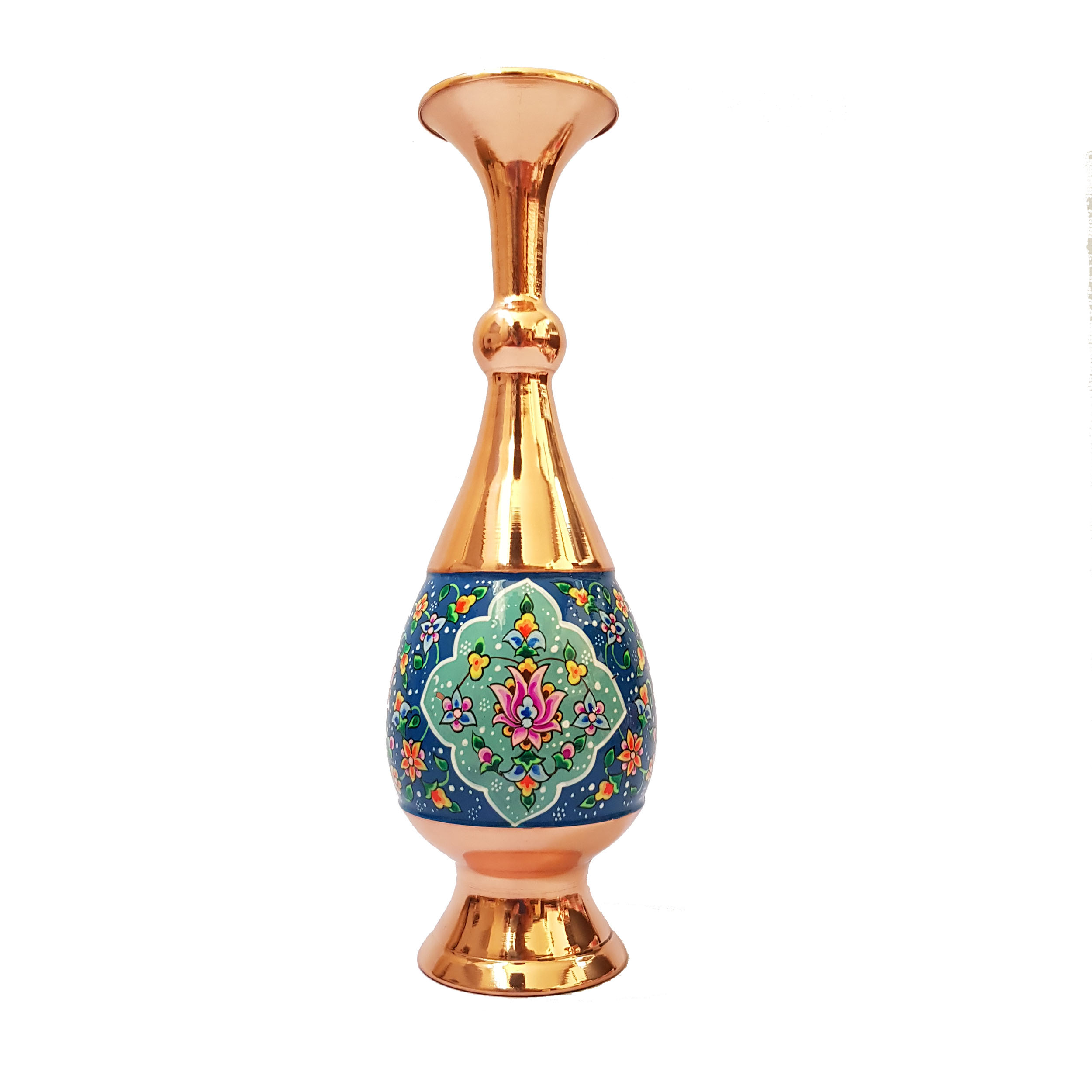 گلدان مسی مدل نقاشی پرداز کد 301
