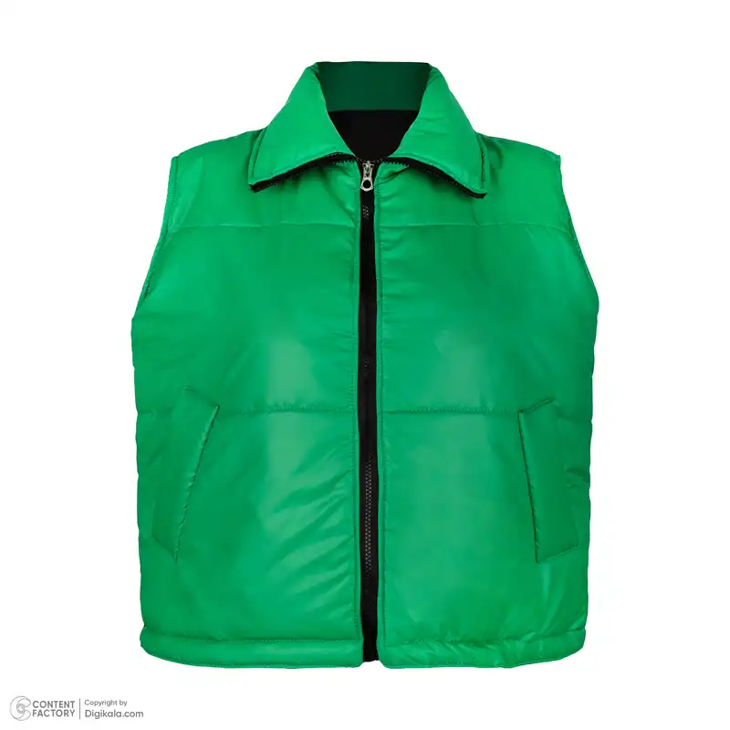 پافر زنانه مون سا مدل 11222 رنگ سبز