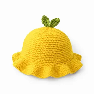 کلاه بافتنی زنانه طرح لیمو