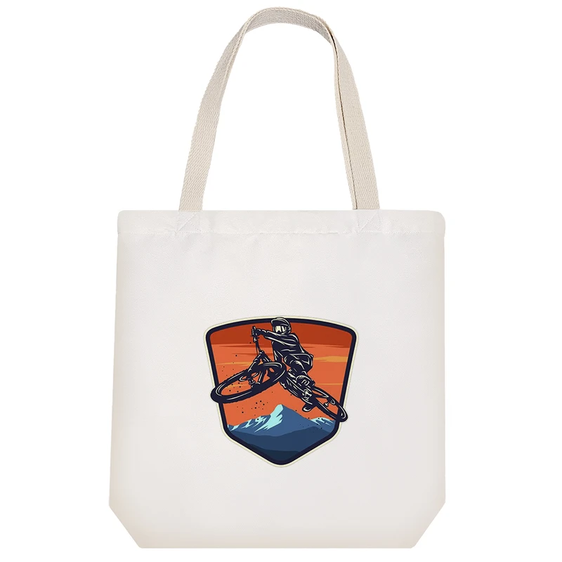 ساک خرید خندالو طرح دوچرخه کوهستان کد 5491