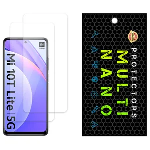 Multi Nano X-S2N Model Transparent Screen Protector Suitable For Xiaomi Mi 10T Lite 5G Mobile Phone Pack Of 2