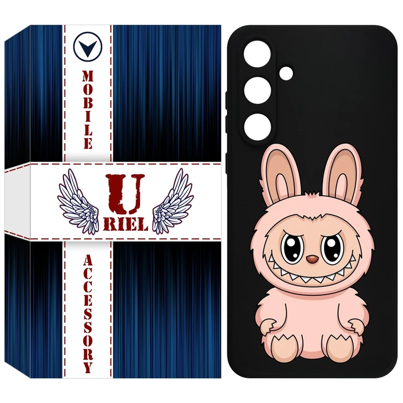 کاور یوریل مدل KSH کد 138 طرح عروسک لبوبو مناسب برای گوشی موبایل سامسونگ Galaxy A35