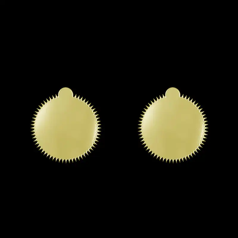 گوشواره طلا 18 عیار زنانه مدوپد مدل ستاره کد GA1-15601