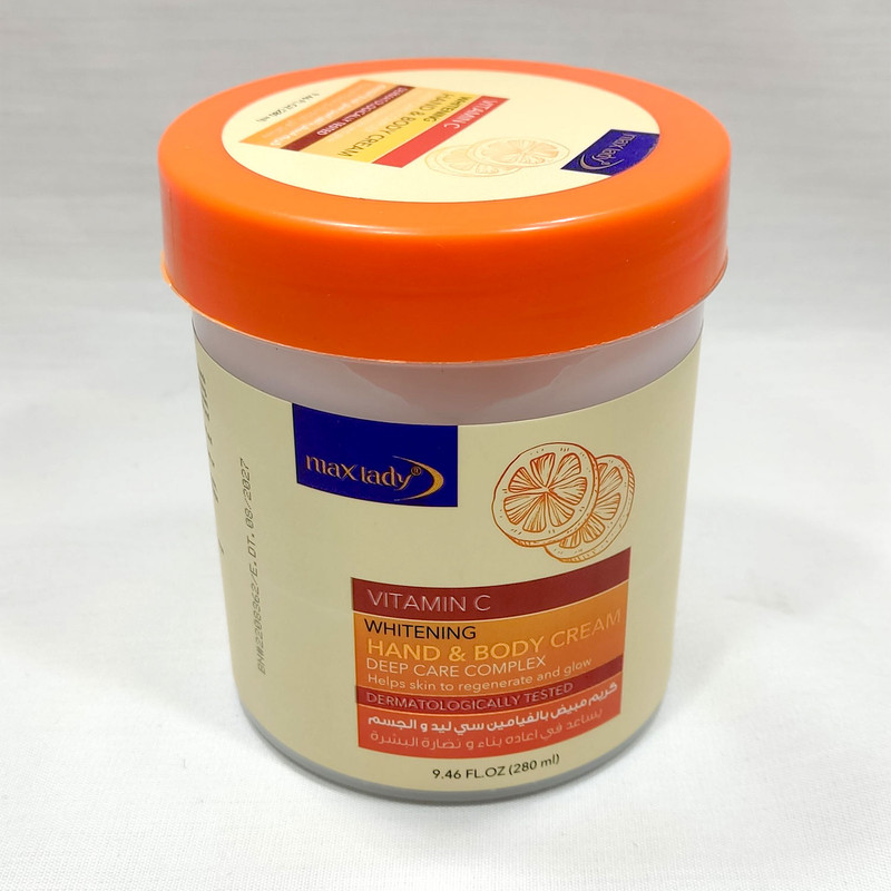 کرم روشن کننده  مکس لیدی مدل vitamin c حجم 280 میلی لیتر