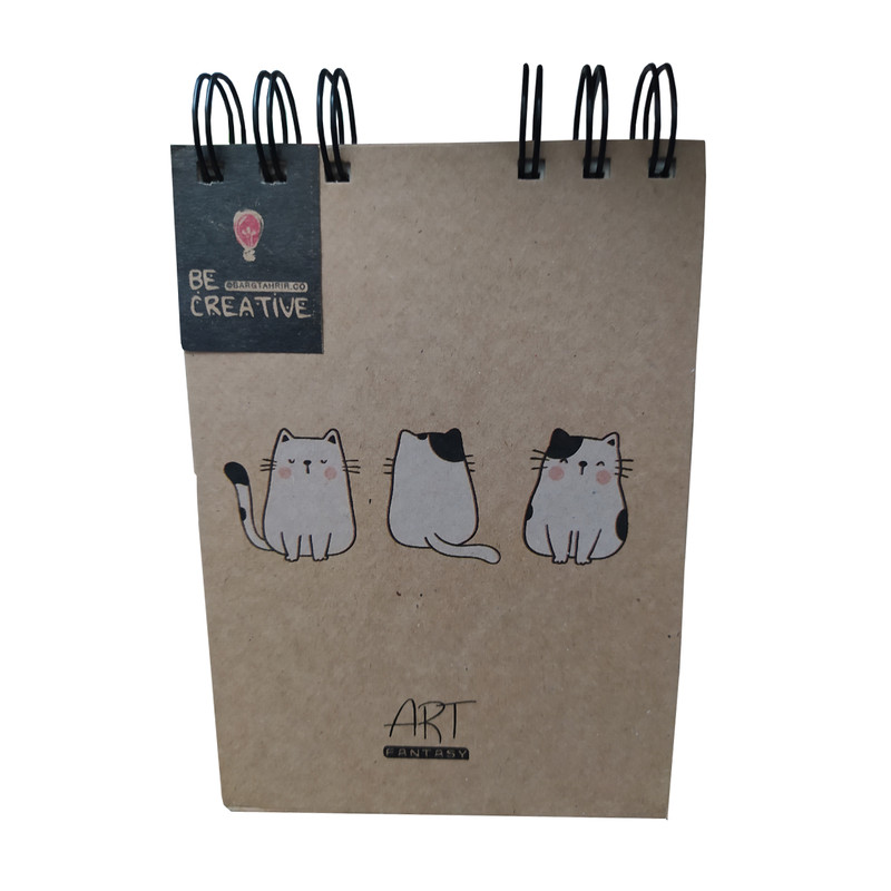 دفتر طراحی 50 برگ طرح CAT کد FA601