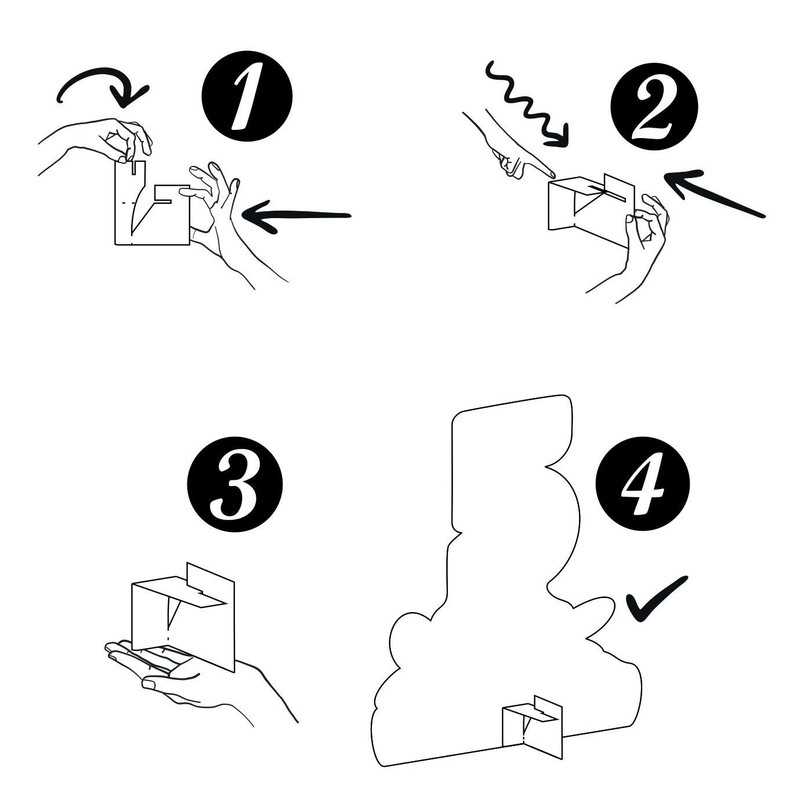 استند رومیزی تولد طرح شیر مدل حیوانات جنگل کد LION01S30