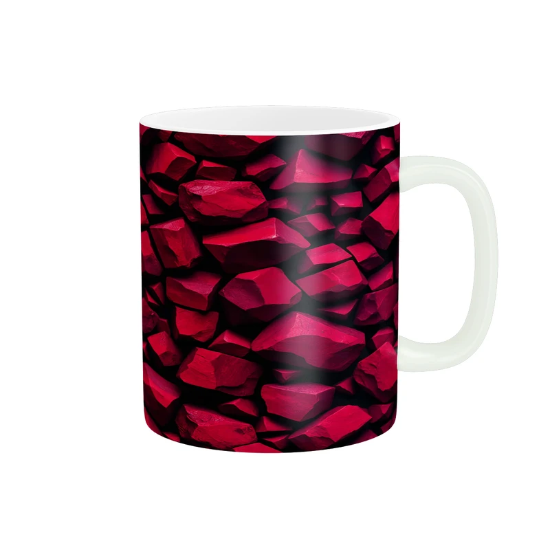 ماگ پادآفرین مدل فانتزی طرح سنگ های حذاب کد p9892