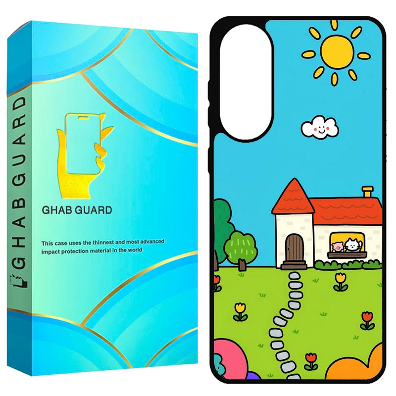 کاور قاب گارد طرح نقاشی مدل S25EG مناسب برای گوشی موبایل سامسونگ Galaxy S25 Edge
