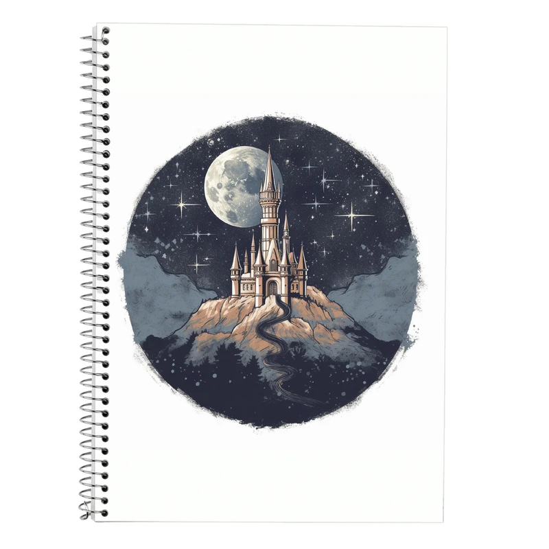 دفتر زبان 50 برگ مدوپد مدل سه خط طرح هری پاتر harrypotter کد DF10232