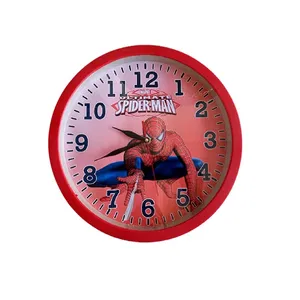 ساعت دیواری کودک مدل مرد عنکبوتی کد 12
