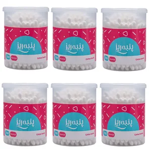 گوش پاک کن پنبه ریز کد 06 مجموعه 6 عددی