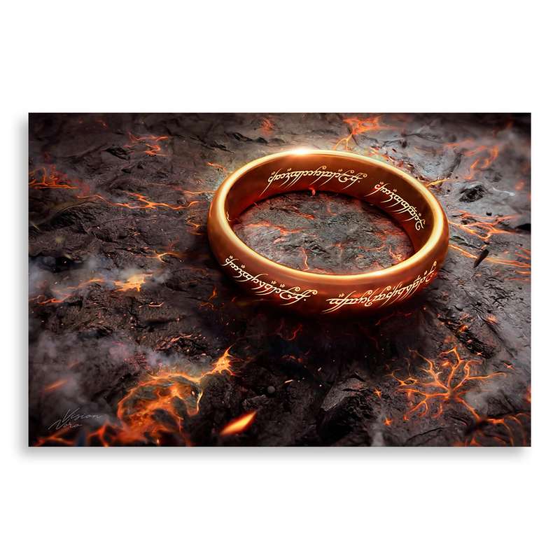 تابلو شاسی طرح فیلم ارباب حلقه ها The Lord of the Rings مدل NV0425