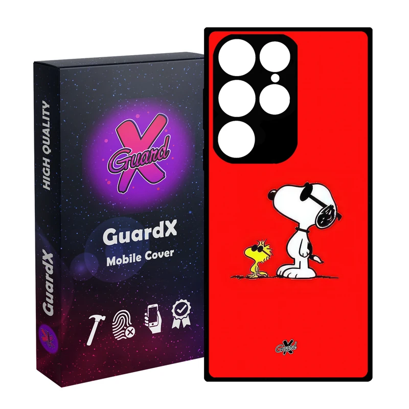 کاور گارد ایکس طرح اسنوپی مدل Glass10632 مناسب برای گوشی موبایل سامسونگ Galaxy S24 Ultra