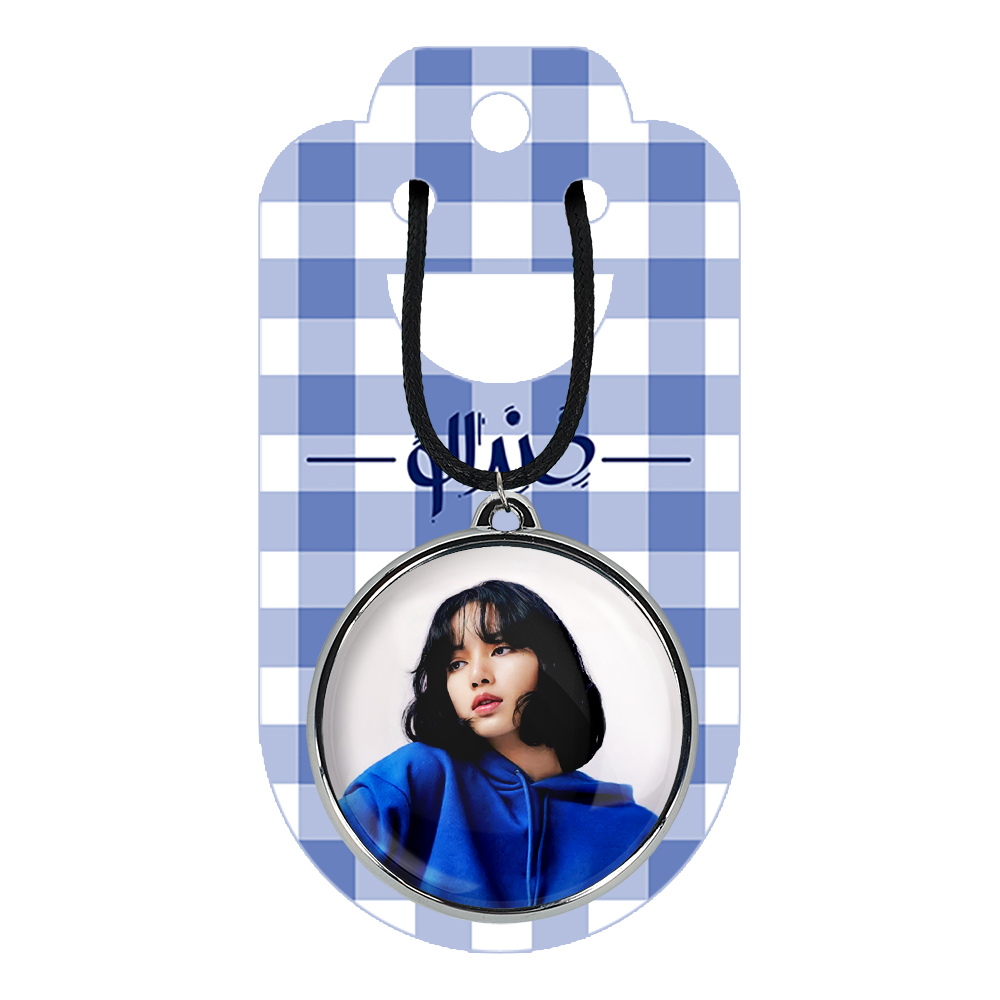 گردنبند خندالو مدل لیسا بلک پینک کد 1426214264