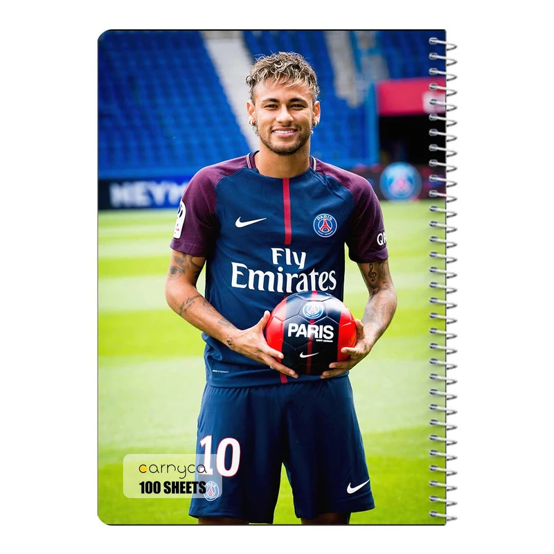 دفتر مشق 100 برگ سیمی کارنیکا طرح نیمار Neymar کد 43671