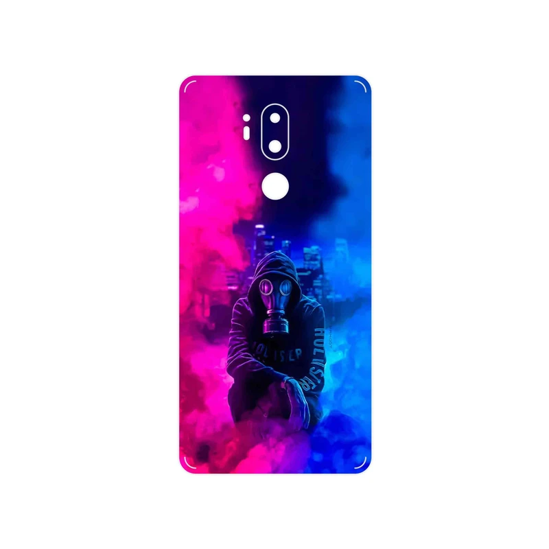 برچسب پوششی ماهوت مدل Smoke Rainbow Digital Art 2 مناسب برای گوشی موبایل ال جی G7 PLUS THINQ