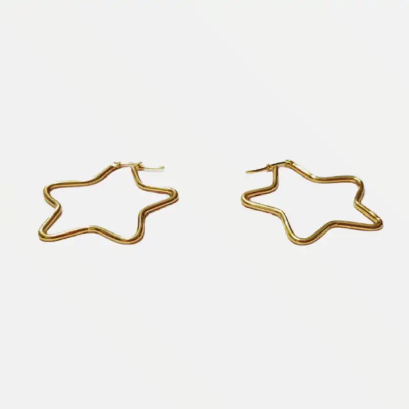 گوشواره زنانه مدل ستاره کد 2022