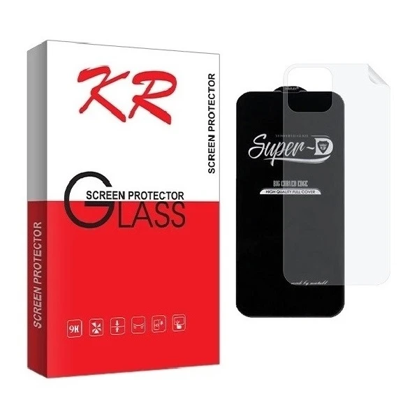 محافظ صفحه نمایش کی آر مدل 2SN-Glass مناسب برای گوشی موبایل اپل iPhone 13 Pro به همراه محافظ پشت گوشی